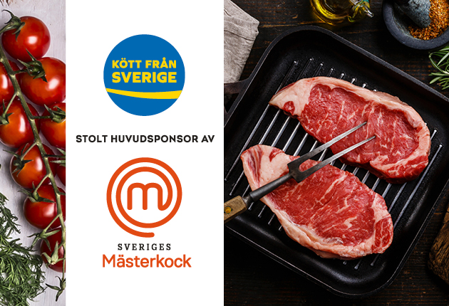 Kött från Sverige sponsor för Sveriges mästerkock