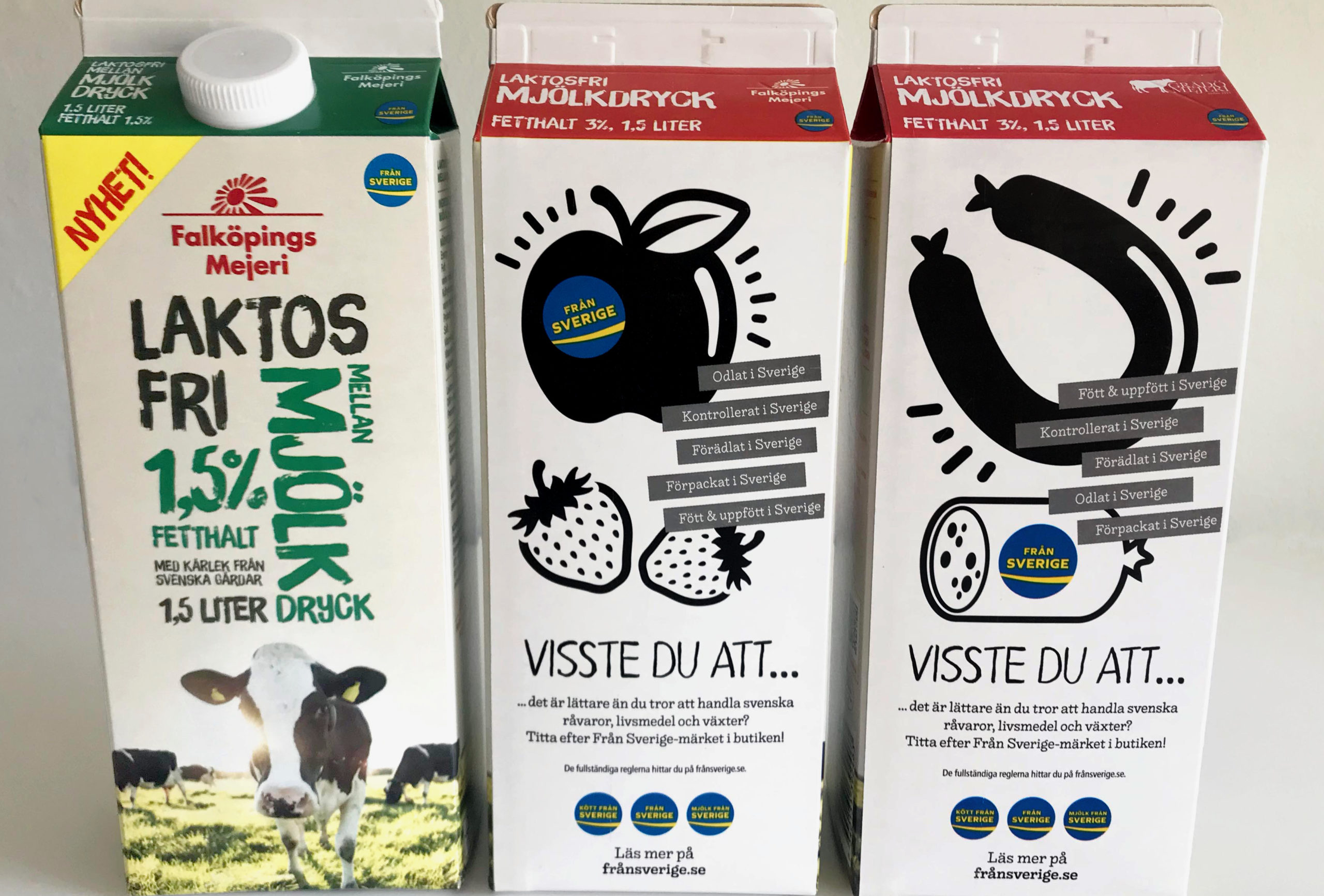 Från Sverige på Falköpings nya laktosfria mjölkdryck
