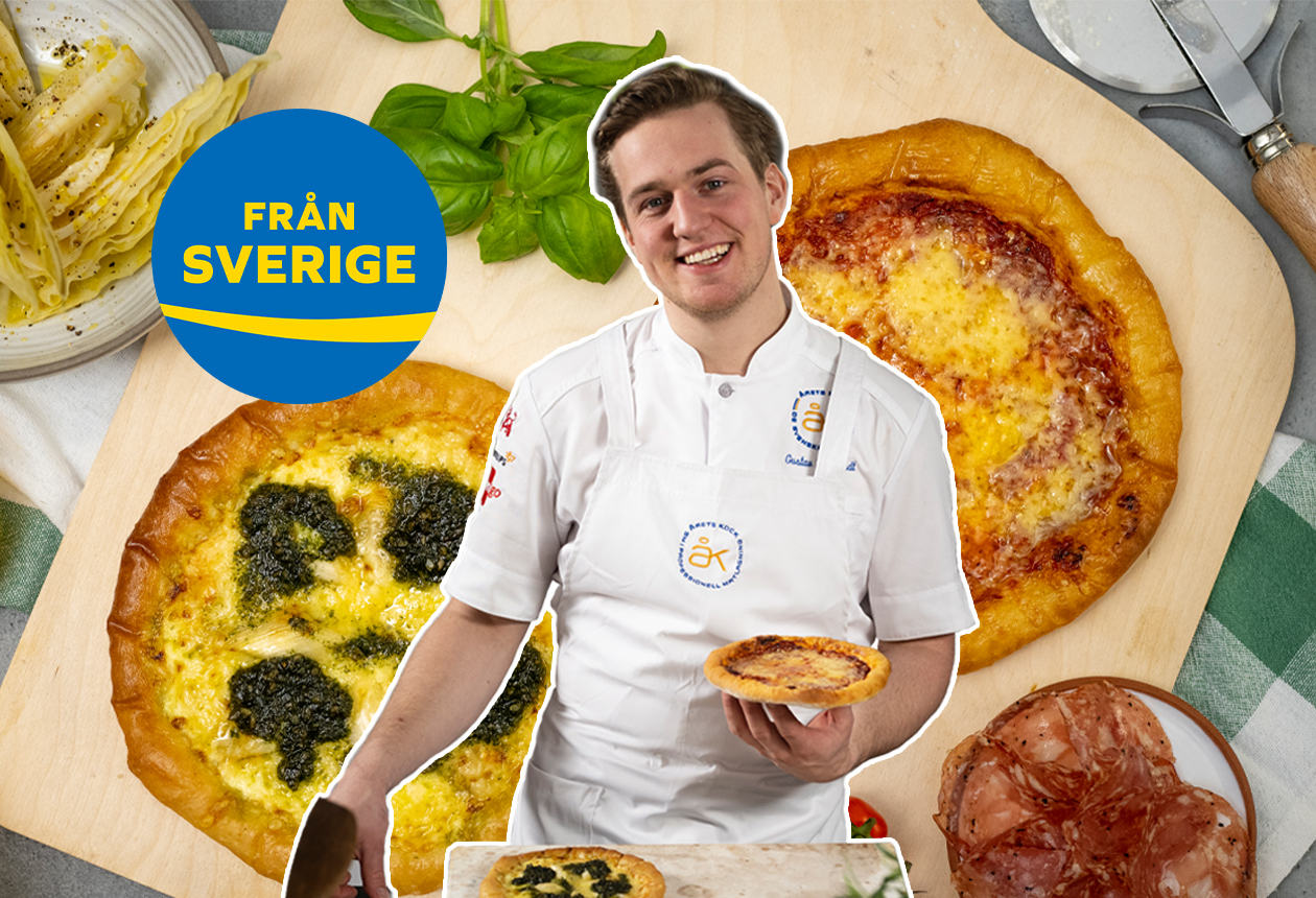 Pizza på svenska råvaror – Gustav Leonhardt, Årets Kock 2021