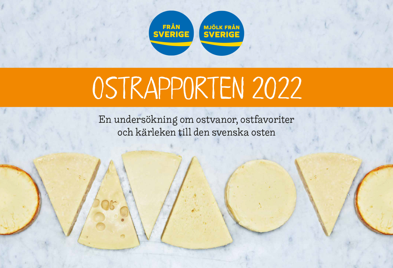 Ostrapporten: Vi äter mindre svensk ost än vi tror