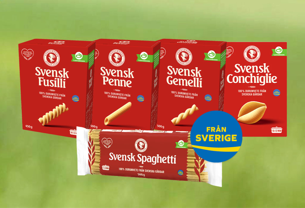 Äntligen svensk pasta på 100% svenskt durumvete – Från Sverige