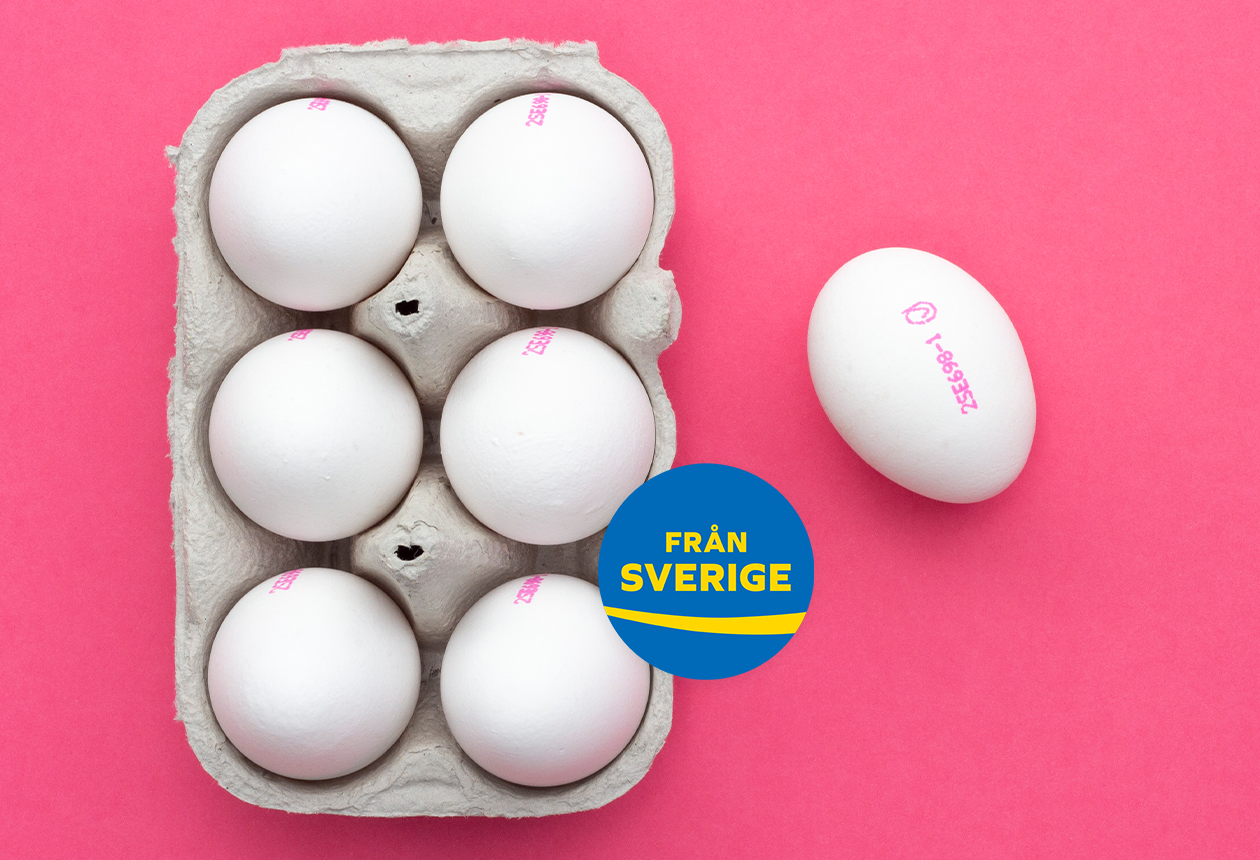 86 procent äter ägg flera gånger per vecka
