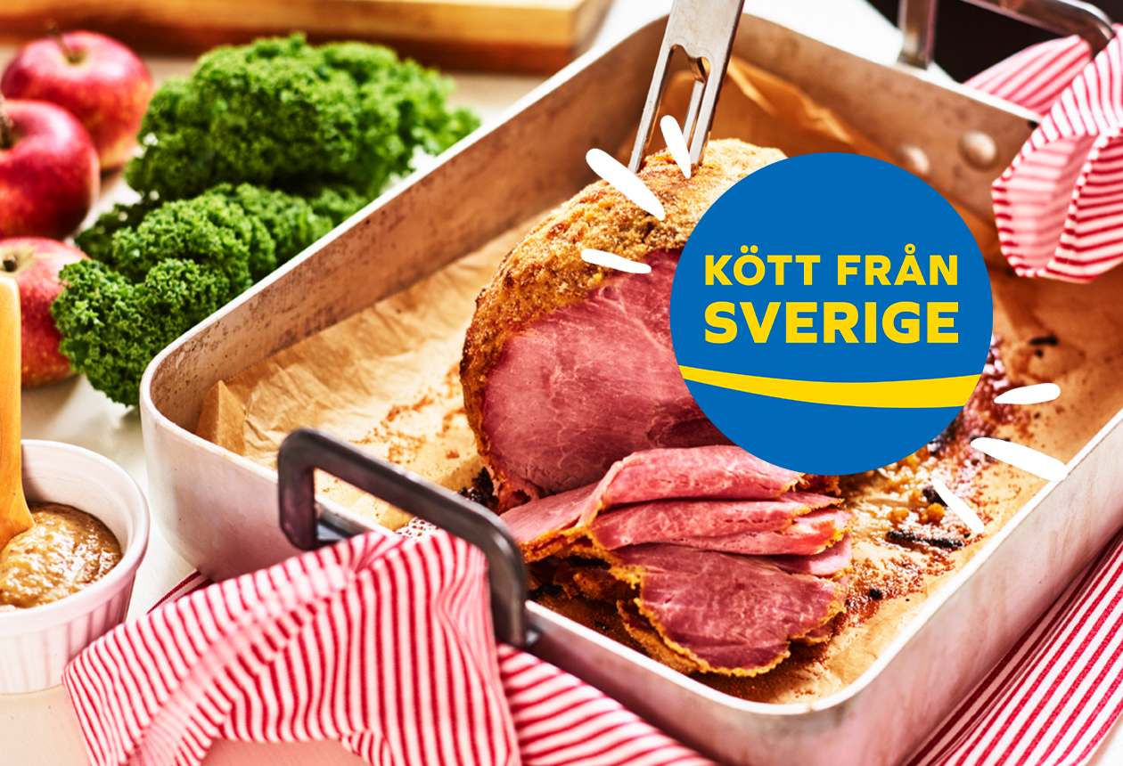 Därför ska du välja julskinka märkt Kött från Sverige