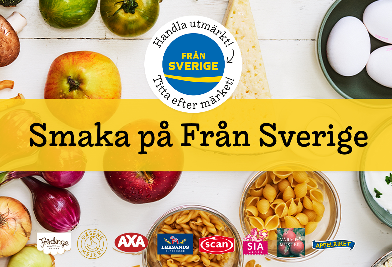 Minimarknaderna Smaka på Från Sverige!